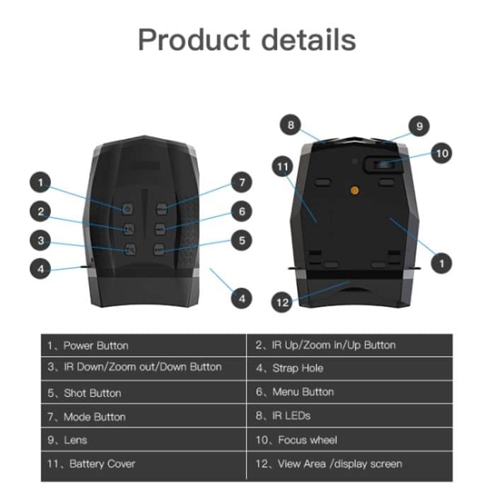 NV5100 Digitales Nachtsicht-Fernglas für die Jagd im Freien – Bild 7