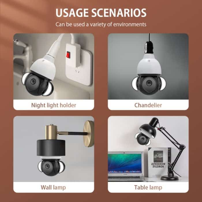 ST-426E-5MP-TY 5MP E27 Flutlichtkamera mit Glühbirne – Bild 3