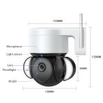 ST-426PRO-3M-TY 4MP Smart Security Flutlichtkamera unterstützt Zwei-Wege-Audio / Nachtsicht – Bild 2