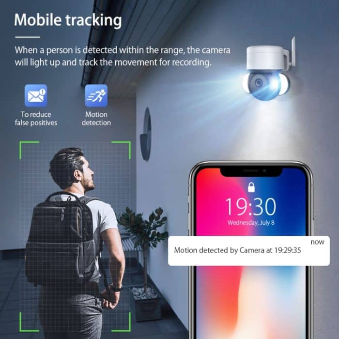 ST-426PRO-3M-TY 4MP Smart Security Flutlichtkamera unterstützt Zwei-Wege-Audio / Nachtsicht – Bild 6