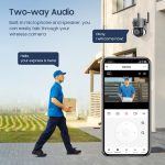 ST-429-4M-TY-4G 4MP 4G Smart Security Flutlichtkamera unterstützt Zwei-Wege-Audio / Nachtsicht, EU 4G-Frequenz – Bild 7