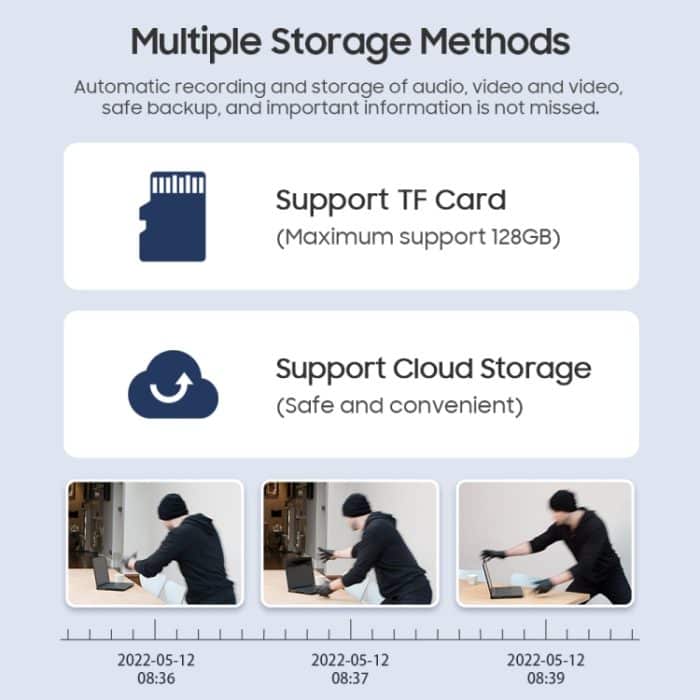 ST-429-4M-TY-4G 4MP 4G Smart Security Flutlichtkamera unterstützt Zwei-Wege-Audio / Nachtsicht, EU 4G-Frequenz – Bild 10