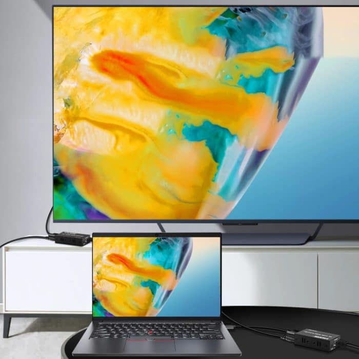 4K-HDMI-zu-RJ45-Netzwerk-Extender, Übertragungsentfernung: 200 m, EU Plug – Bild 8