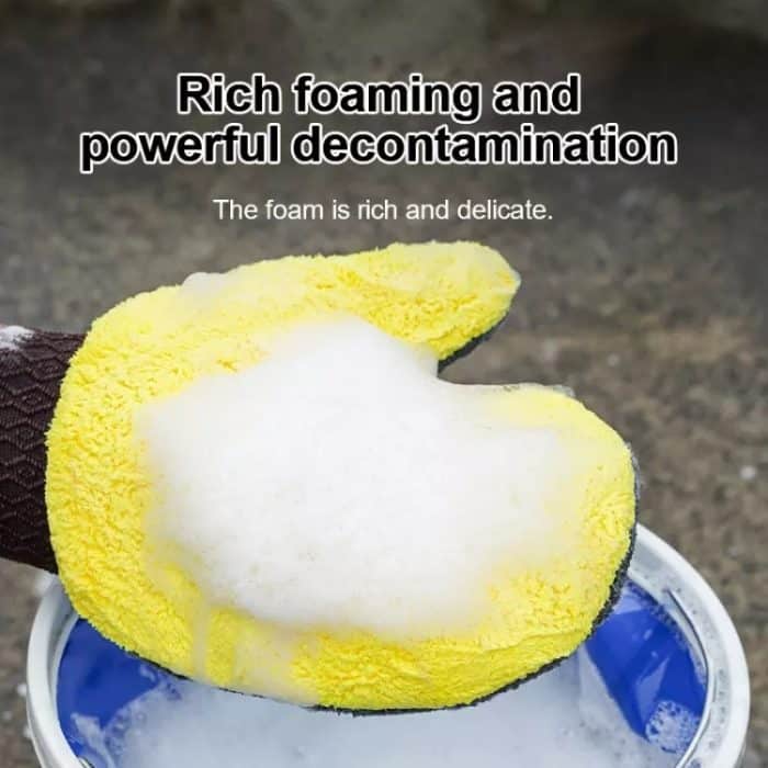 Weiche Korallen-Fleece-Motorrad-Auto-Reinigungshandschuhe – Bild 7