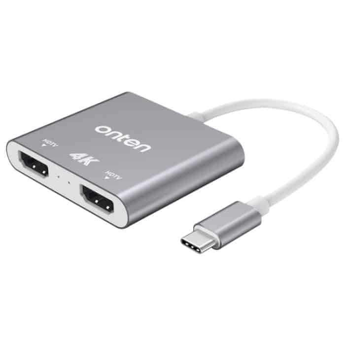 EDA003949401A.jpg Onten OTN-9175B 4K USB-C/Typ-C auf Dual-HDMI-Ausgangskonverter, OTN-9175B – Bild 1