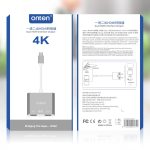 Onten OTN-9175B 4K USB-C/Typ-C auf Dual-HDMI-Ausgangskonverter, OTN-9175B – Bild 9