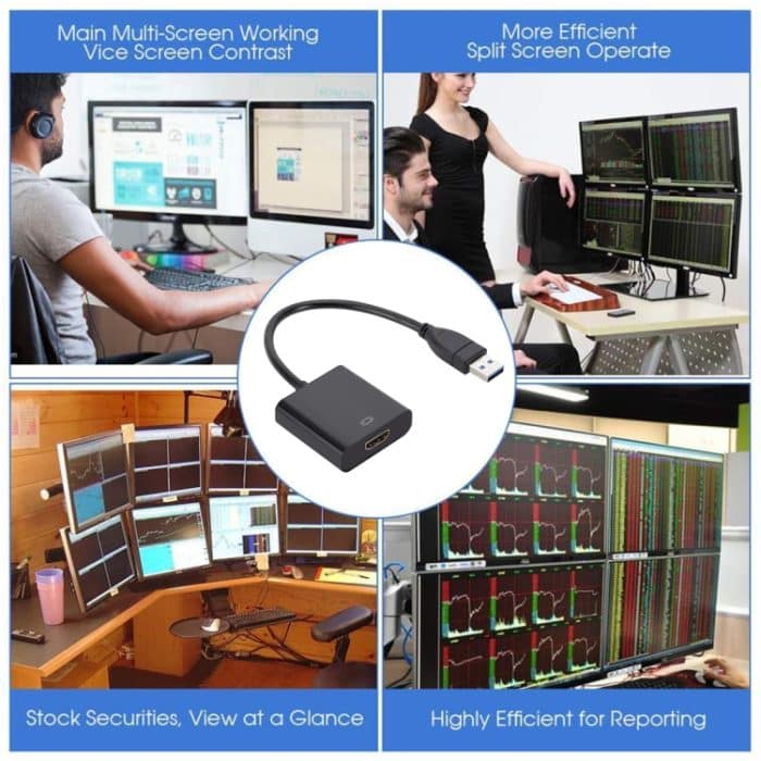 USB 3.0-zu-HDMI-Konverter, großes Gehäuse, Large Shell – Bild 7