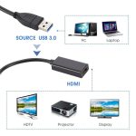 USB 3.0 zu HDMI Konverter Kleines Gehäuse, Small Shell – Bild 5