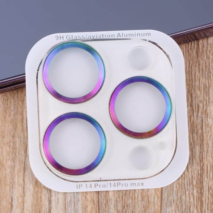 Rückseite der Kamerafolie aus gehärtetem Glas mit CD-Textur, For iPhone 14 Pro Max / 14 Pro (1 PS) – Bild 8