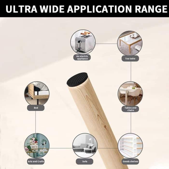 40 in 1 38 mm rundes, kariertes EVA-Tischsofa, rutschfeste, geräuschdämpfende Fußpolster – Bild 6