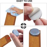 8 in 1 30 mm runde Tischstühle, rutschfeste Fußmatte – Bild 3