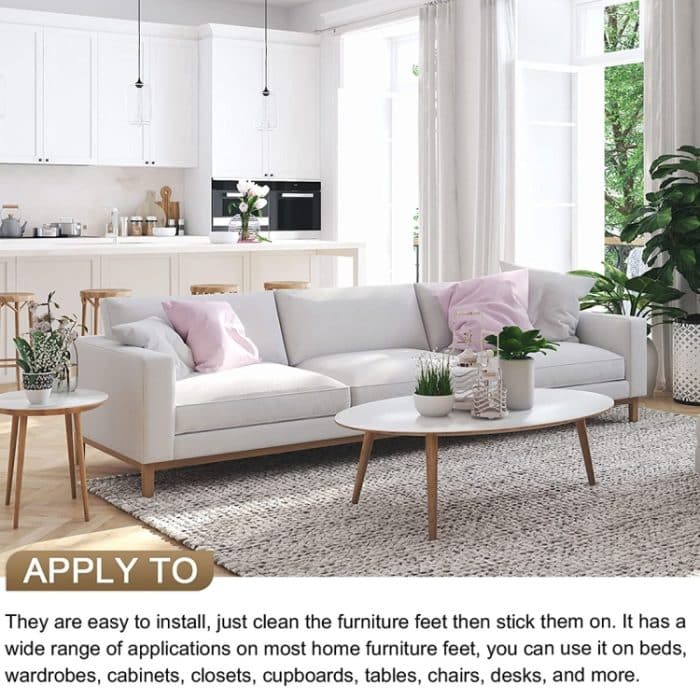 4 in 1 19 x 70 x 6 mm Tischstühle, rutschfeste Fußmatte – Bild 4