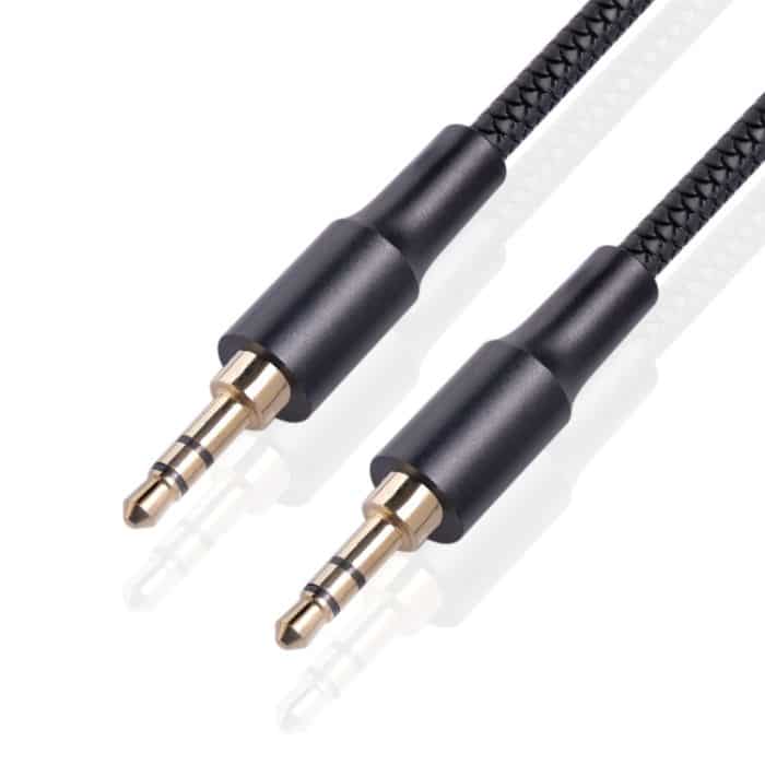 2130 3,5-mm-Stecker auf 3,5-mm-Stecker-Audiokabel, Länge: 1 m, 3.5mm M to M(Black), 3.5mm M to M(Red) – Bild 2