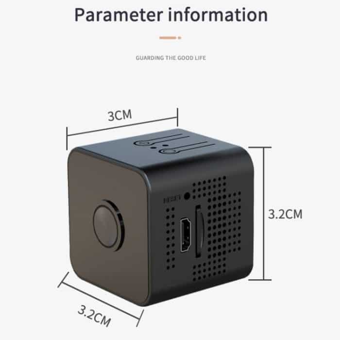 X1 1080P Small Cube Mini HD WiFi-Kamera, unterstützt Infrarot-Nachtsicht und Bewegungserkennung – Bild 5