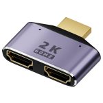 2 in 1 2K 60Hz HDMI Adapter mit Kontrollleuchten