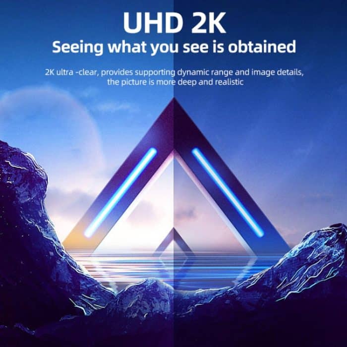 2 in 1 2K 60Hz HDMI Adapter mit Kontrollleuchten – Bild 3