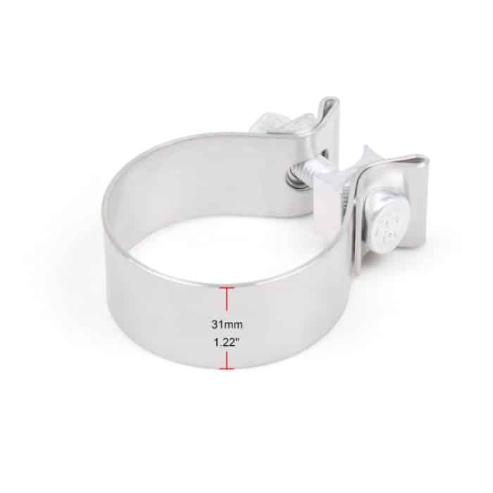 Auto Turbo Auspuff Downpipe O-Band Klemme Edelstahl 304 Flansch Klemme, 2 inch O-Band Clamp, 2.25 inch O-Band Clamp, 2.5 inch O-Band Clamp, 2.75 inch O-Band Clamp, 3 inch O-Band Clamp – Bild 3