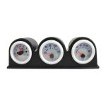 52 mm 3-in-1-12-V-Auto-Kombinationsmessgerät Tachometer + Wassertemperaturanzeige + Öldruckanzeige mit Halterung