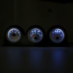 52 mm 3-in-1-12-V-Auto-Kombinationsmessgerät Tachometer + Wassertemperaturanzeige + Öldruckanzeige mit Halterung – Bild 4