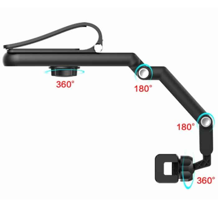 Multifunktionaler Auto-Sonnenblenden-Rücksitz-Handyhalter, Z001 (Green), Z001 (Grey) – Bild 4