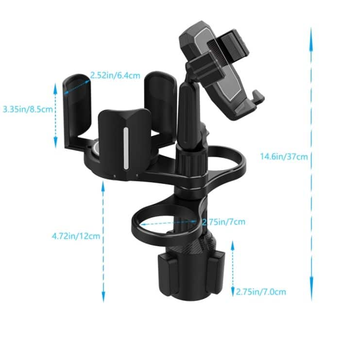 Auto-Trinkwasserbecher-Handyhalter, B04 (Green), B04 (Grey), B08 (Green), B08 (Grey) – Bild 4