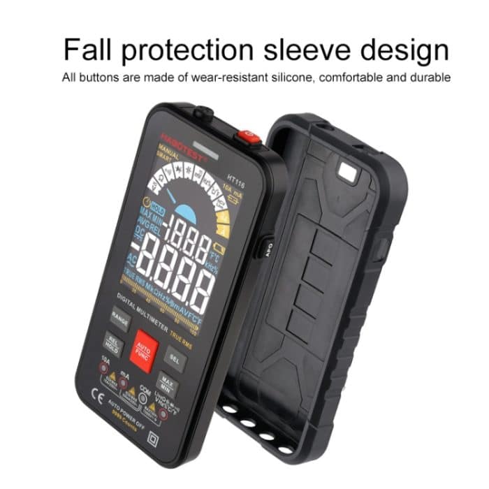 HABOTEST HT116 Intelligentes automatisches Digitalmultimeter mit großem Bildschirm – Bild 2