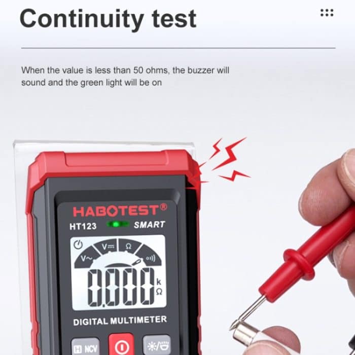 HABOTEST HT123 Mini-Hochpräzisions-Digitalmultimeter – Bild 3
