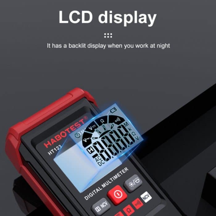 HABOTEST HT123 Mini-Hochpräzisions-Digitalmultimeter – Bild 8