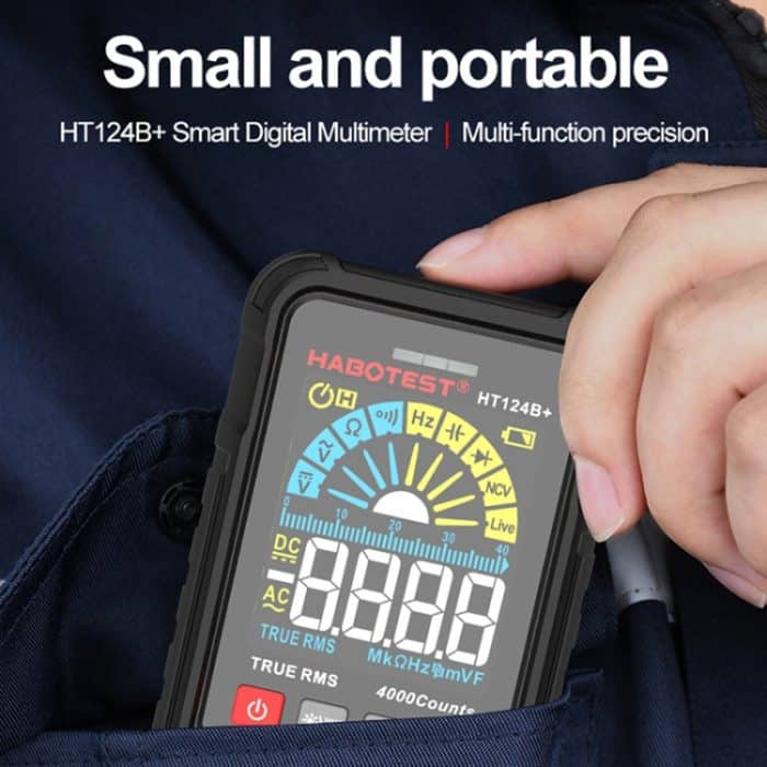 HABOTEST Mini-Digitalanzeige Hochpräzises Multimeter, HT124A, HT124A+, HT124B, HT124B+ – Bild 7