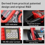 HABOTEST HT208A 1000A Klemmen-Multifunktions-Digitalmultimeter mit Einbrennschutz – Bild 5