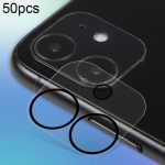 50 Stück HD Anti-Glare-Rückfahrkamera-Objektivschutz aus gehärtetem Glas, For iPhone 12 (50PCS), For iPhone 12 Pro (50PCS)