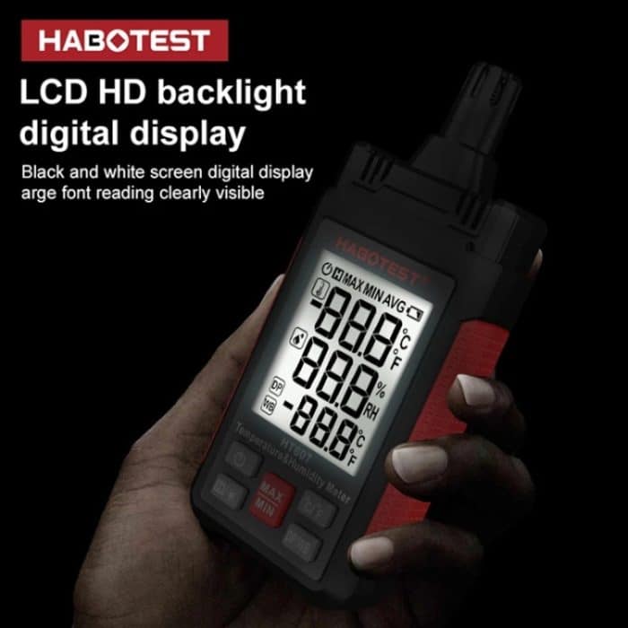 HABOTEST HT607 Tragbares Temperatur- und Feuchtigkeitsmessgerät – Bild 10