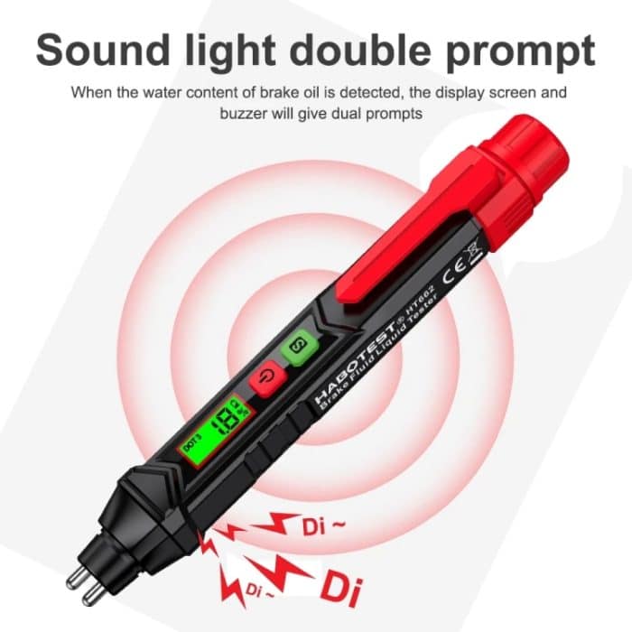 HABOTEST HT662 Auto-Motorrad-Bremsflüssigkeits-Teststift – Bild 5