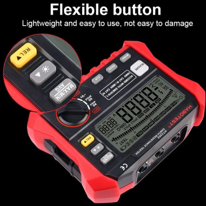 HABOTEST HT2302 Multifunktionales Digitalanzeige-Erdungswiderstandsmessgerät – Bild 9