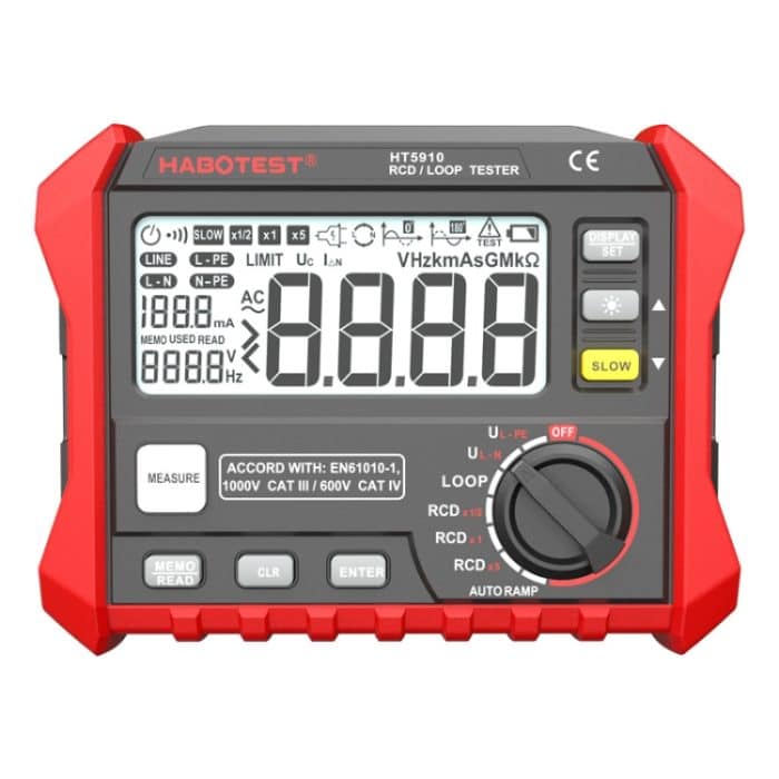 HABOTEST HT5910 Tester für Leckschalter und Schleifenwiderstand – Bild 1