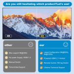 NK-H31 8K 3-in-1-HDMI-Umschalter für Xbox PS4 PS5 Roku UHD-TV-Monitor-Projektor – Bild 7
