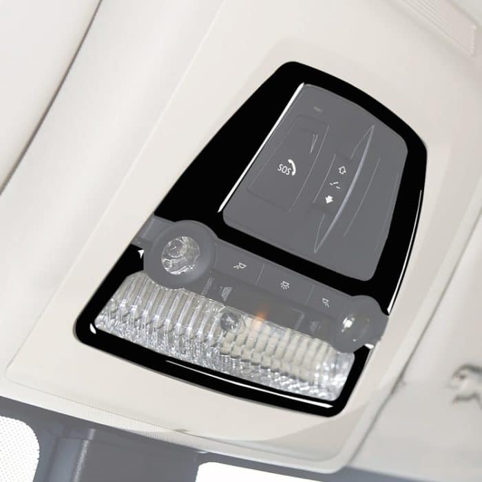 Für BMW 5er F10 2011–2017 Auto-Leselampen-Panel, dekorativer Aufkleber – Bild 1