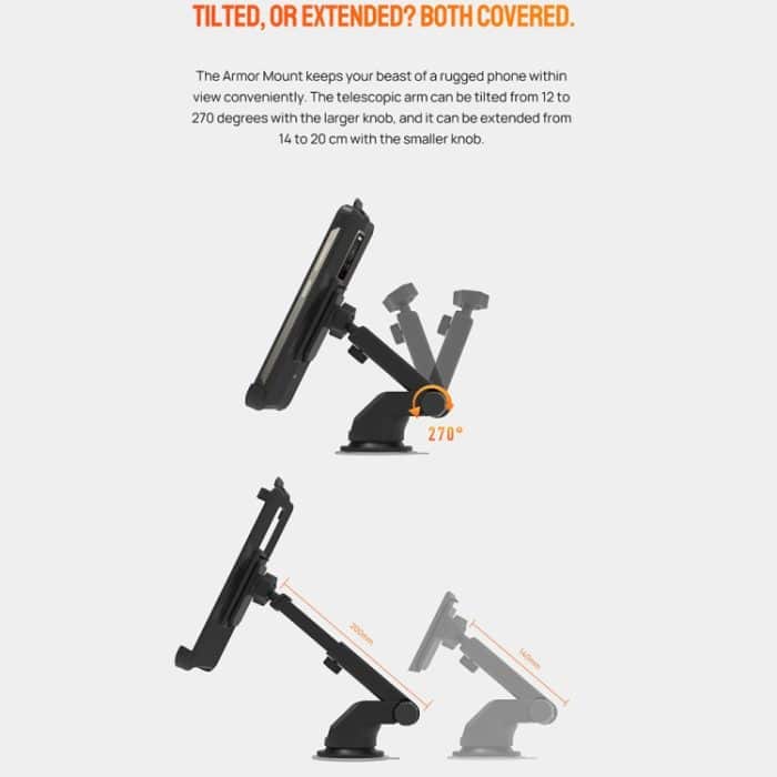 Ulefone Auto-Handyhalterung mit Saugnapf, Suction Cup Phone Holder – Bild 5