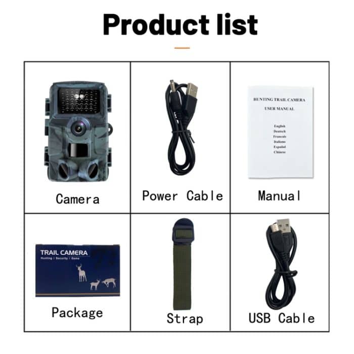 PR4000 2-Zoll-LCD-Bildschirm 4K-Infrarot-Nachtsicht-Wildtier-Jagd-Tracking-Kamera – Bild 6