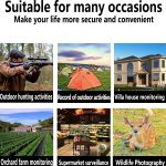 PR4000 2-Zoll-LCD-Bildschirm 4K-Infrarot-Nachtsicht-Wildtier-Jagd-Tracking-Kamera – Bild 7