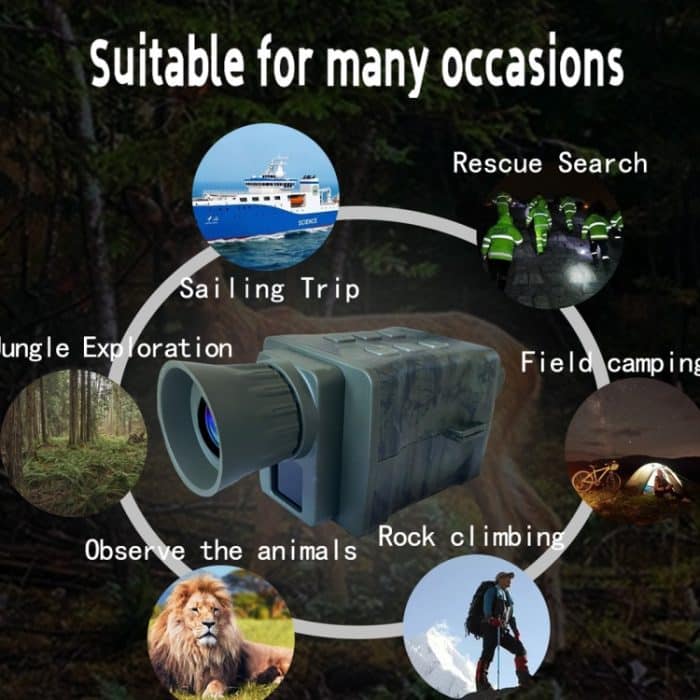 NV3000 Outdoor-Jagd 4K HD Monokulares digitales Nachtsichtgerät, NV3000 (Camouflage), NV3000 (Black) – Bild 9