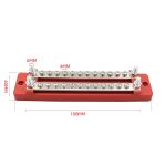 CP-3109-02 150A 12-48V RV Yacht Zweireihige 12-Wege-Sammelschiene, CP-3109-02 – Bild 6