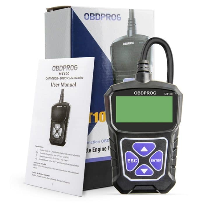 Obdprog MT100 OBD2 Scanner Auto Motortester Auto Diagnosewerkzeug – Bild 7