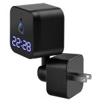 DP27 1080P Clock Plug Card WiFi-Kamera, unterstützt Zwei-Wege-Sprach-Gegensprechanlage und mobile Überwachung, US Plug, EU Plug