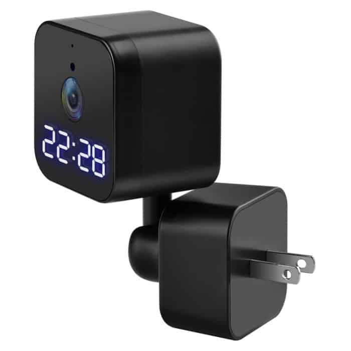 EDA004263101A.jpg DP27 1080P Clock Plug Card WiFi-Kamera, unterstützt Zwei-Wege-Sprach-Gegensprechanlage und mobile Überwachung, US Plug, EU Plug – Bild 1