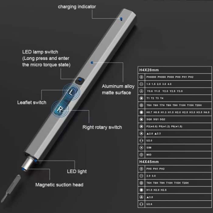 66-in-1-Multifunktions-Mini-Elektroschrauber-Set – Bild 7