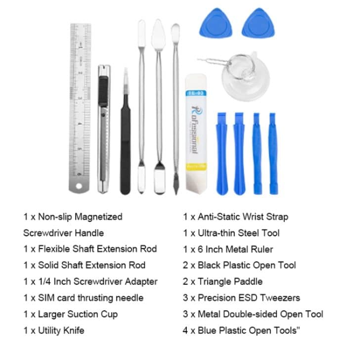 80 in 1 tragbares multifunktionales Mini-Schraubendreher-Set – Bild 2