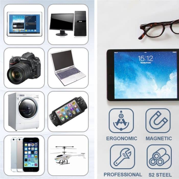 80 in 1 tragbares multifunktionales Mini-Schraubendreher-Set – Bild 4