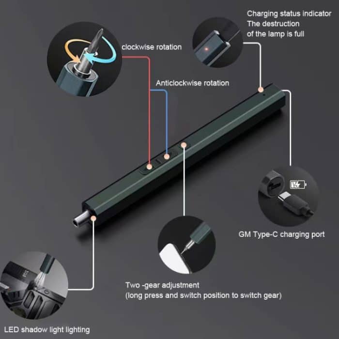 82 in 1 Multifunktionaler Mini-Elektroschrauber-Satz – Bild 4