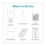 ESCAM G24 3MP WiFi Smart Night Vision Zwei-Wege-Sprachsprechanlage Solarkamera unterstützt Full HD AI-Erkennung PIR-Alarm – Bild 4